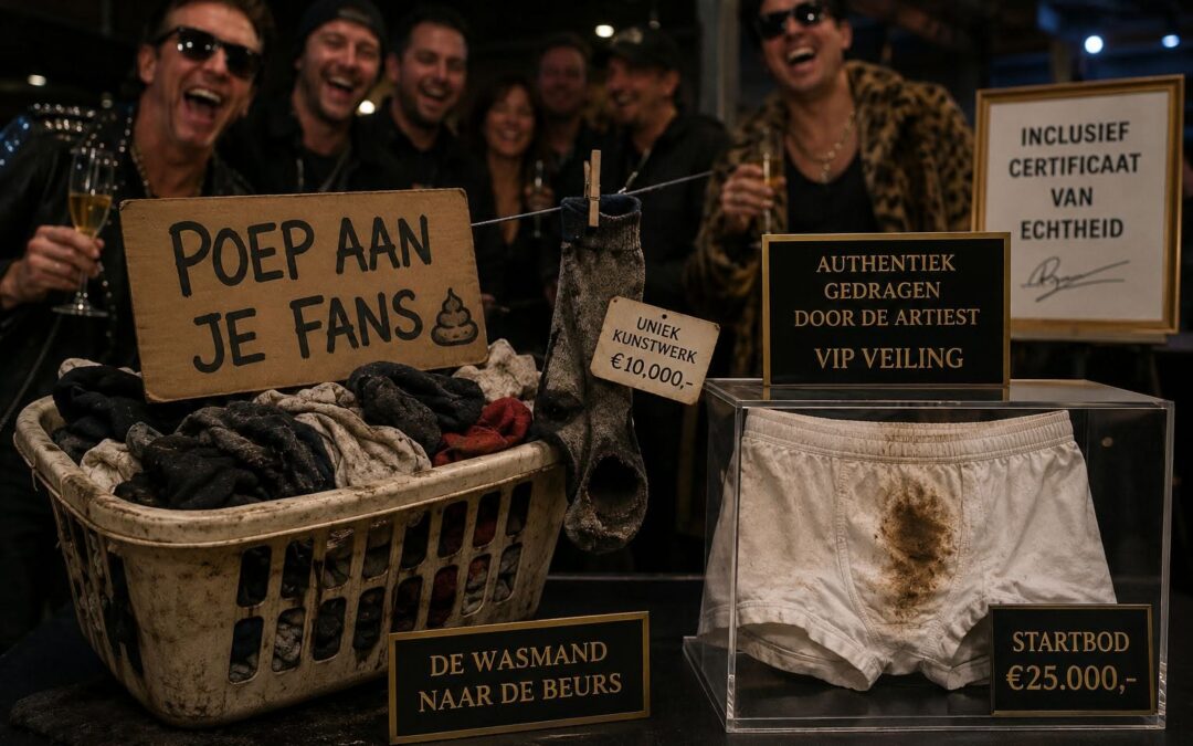 Poep aan je fans.