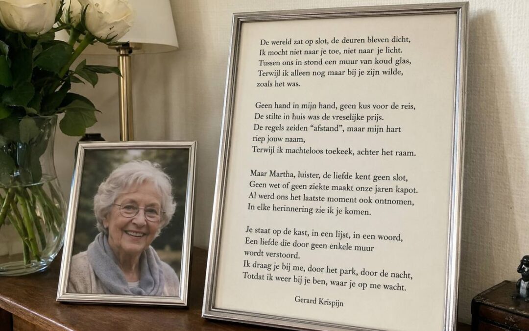 Gedicht  in Coronatijd.