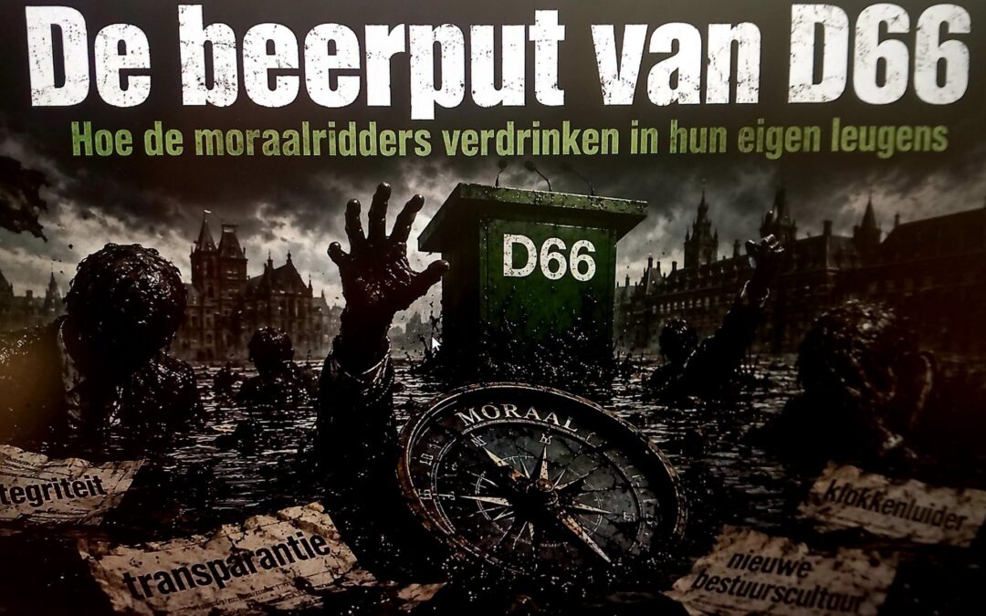 De beerput van D66: hoe de moraalridders verdrinken in hun eigen leugens