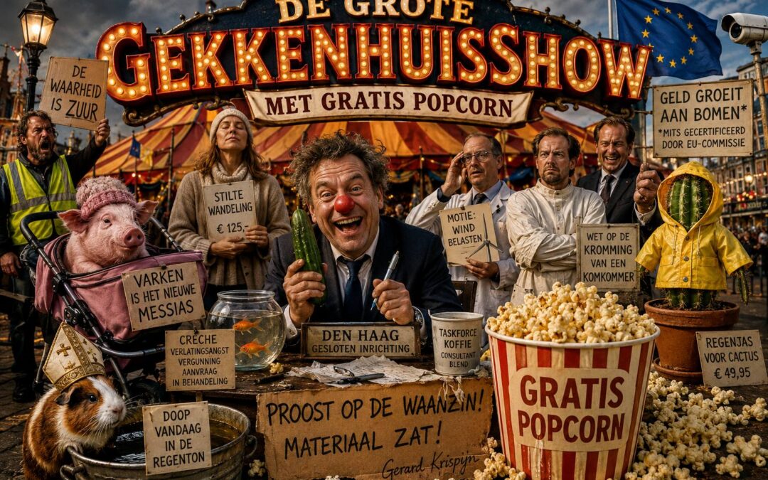 De Grote Gekkenhuisshow (met gratis popcorn)