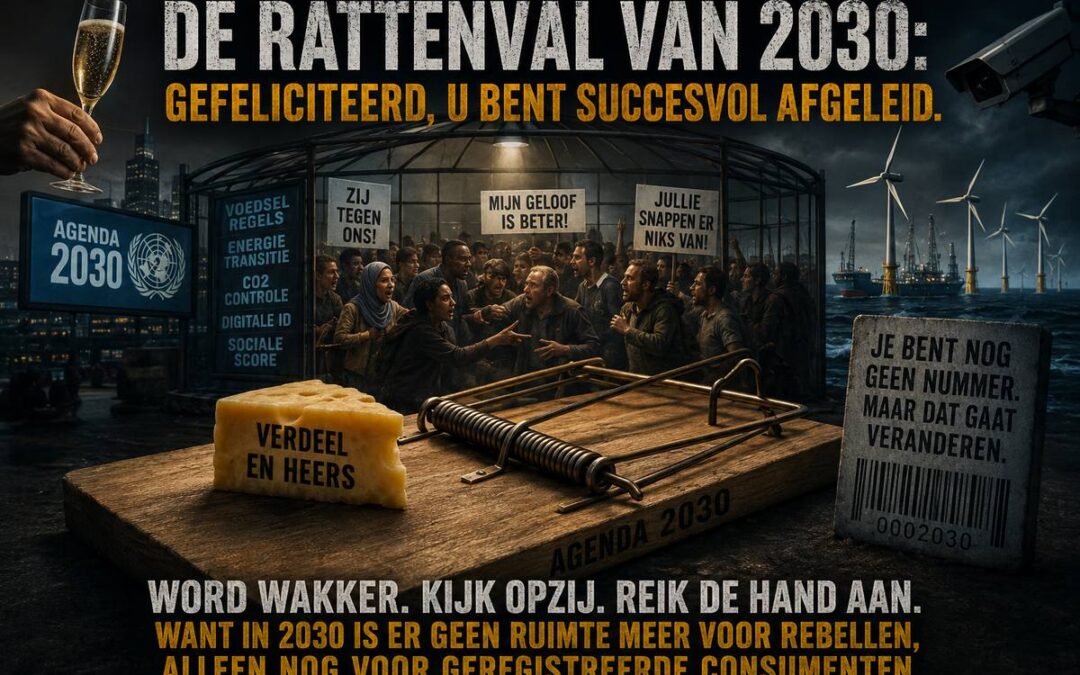 De Rattenval van 2030: Gefeliciteerd, u bent succesvol afgeleid.