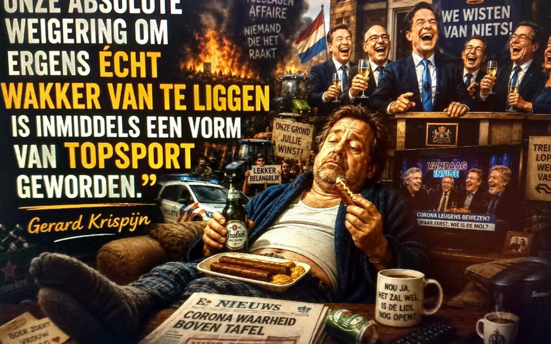 Wacht maar tot Dé Waarheid over corona boven tafel komt. Dan breekt de hel los!