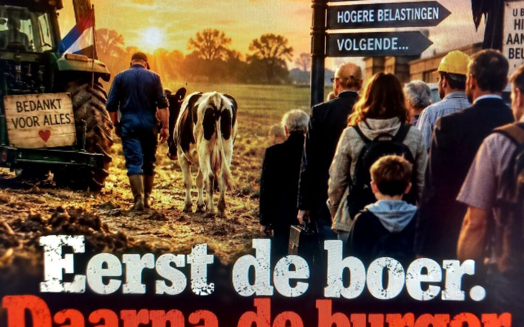 Eerst de boer dan de burger.