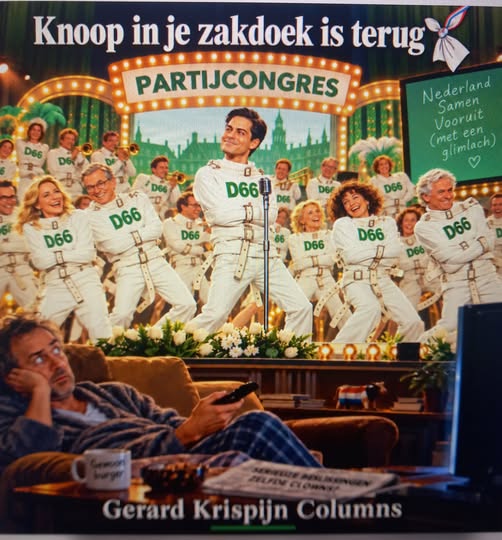 Knoop in je zakdoek is terug