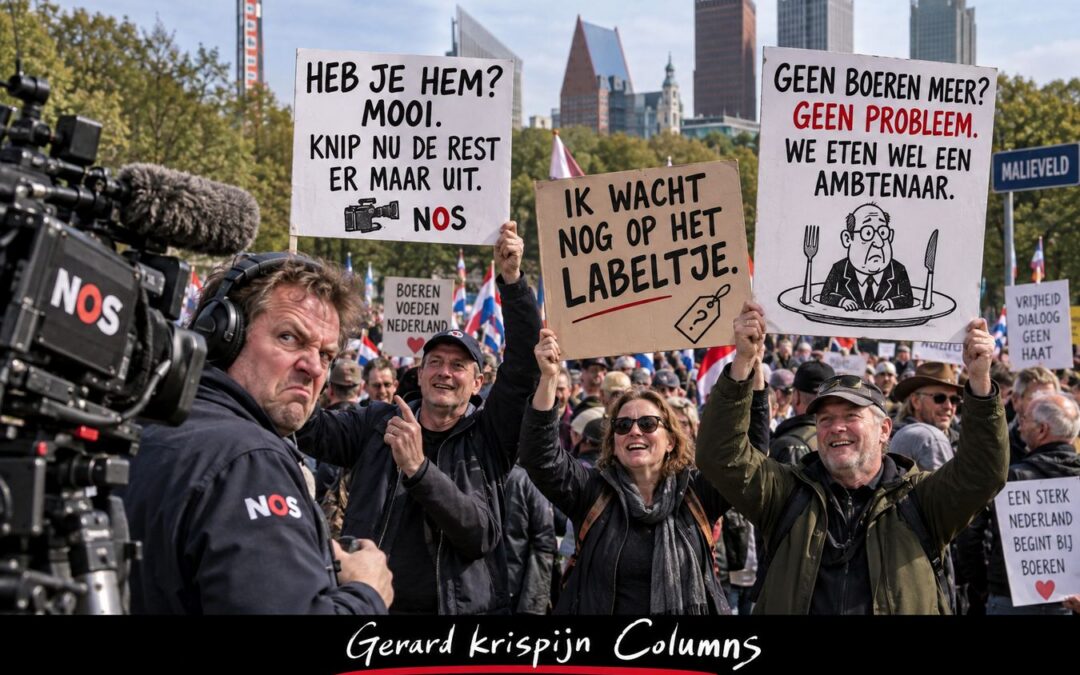 Een camera een bordje en hoppa. extreem rechts!!