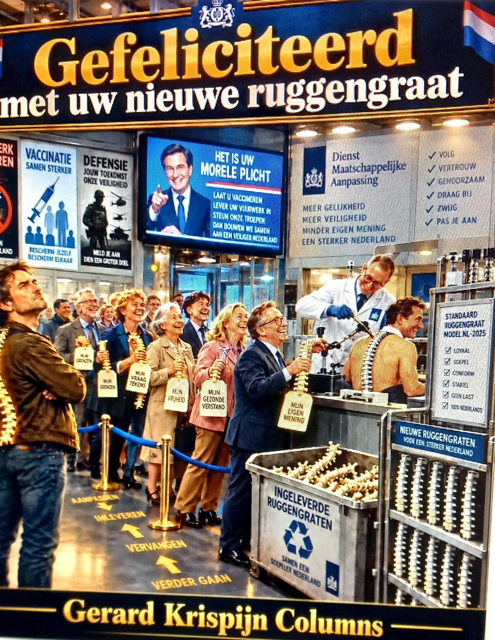 Gefeliciteerd met uw nieuwe ruggengraat